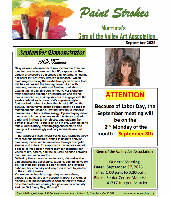 September 2025 Newsletter